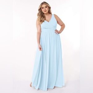 Azazie-Kora Sky Blue